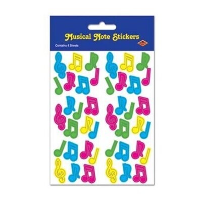 Musical Notes Stickers-4shts