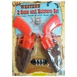 Western Guns, Holsters, Bullets and a Badge