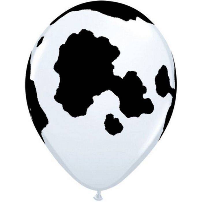 Latex Balloon-Holstein Cow-1pkg-11"