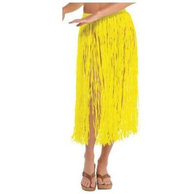 Long Grass Skirt - Yellow