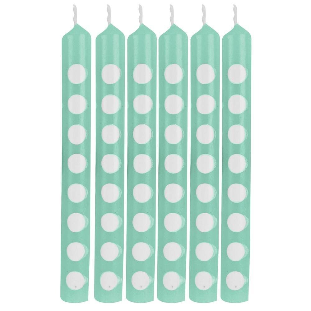 Candles Dots - Mint