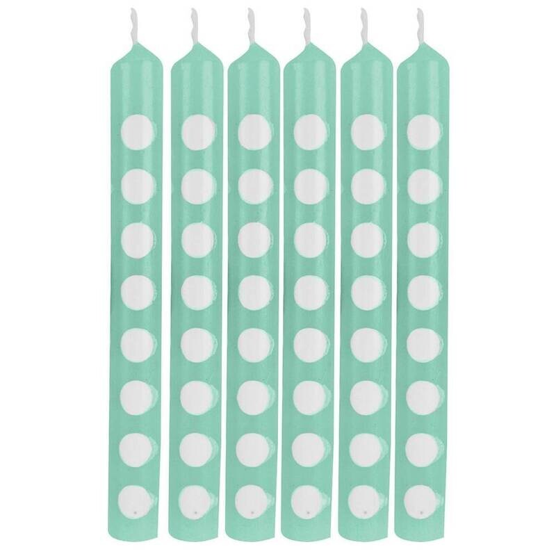 Candles Dots - Mint