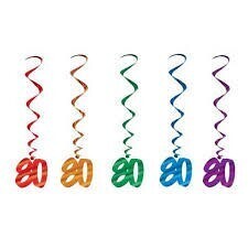 Birthday Hanging Decorations - 80 - 36&quot;