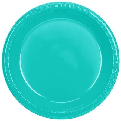 Plastic Plates 20pcs - Teal Lagoon (10.25&quot;)- Discontinued