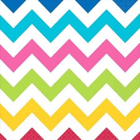 Lunch Napkins- Chevron- 16pk/2ply