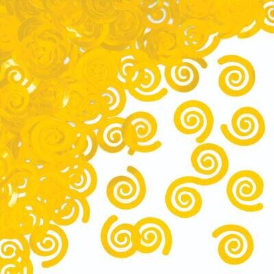 Confetti - Swirls School Bus Yellow-0.5oz