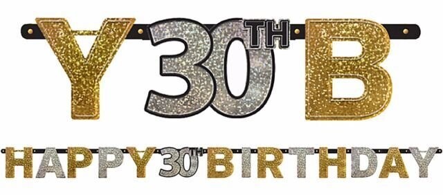 Letter Banner-30th Birthday