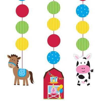 Hanging Cutouts -Farmhouse Fun-36&#39;&#39;-3 hangings