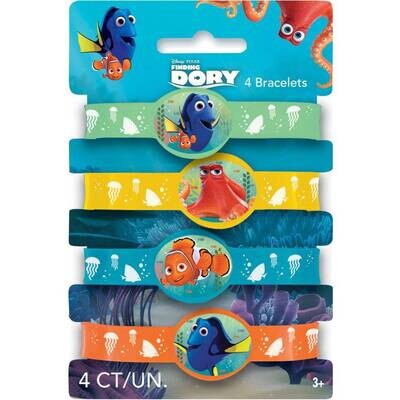 Finding Dory Stretch Bracelets - 4pk