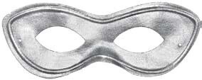 Masks-Superhero Silver-Fabric