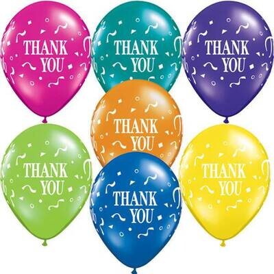 Latex Balloon-Thank You Confetti-1pkg-11&quot;