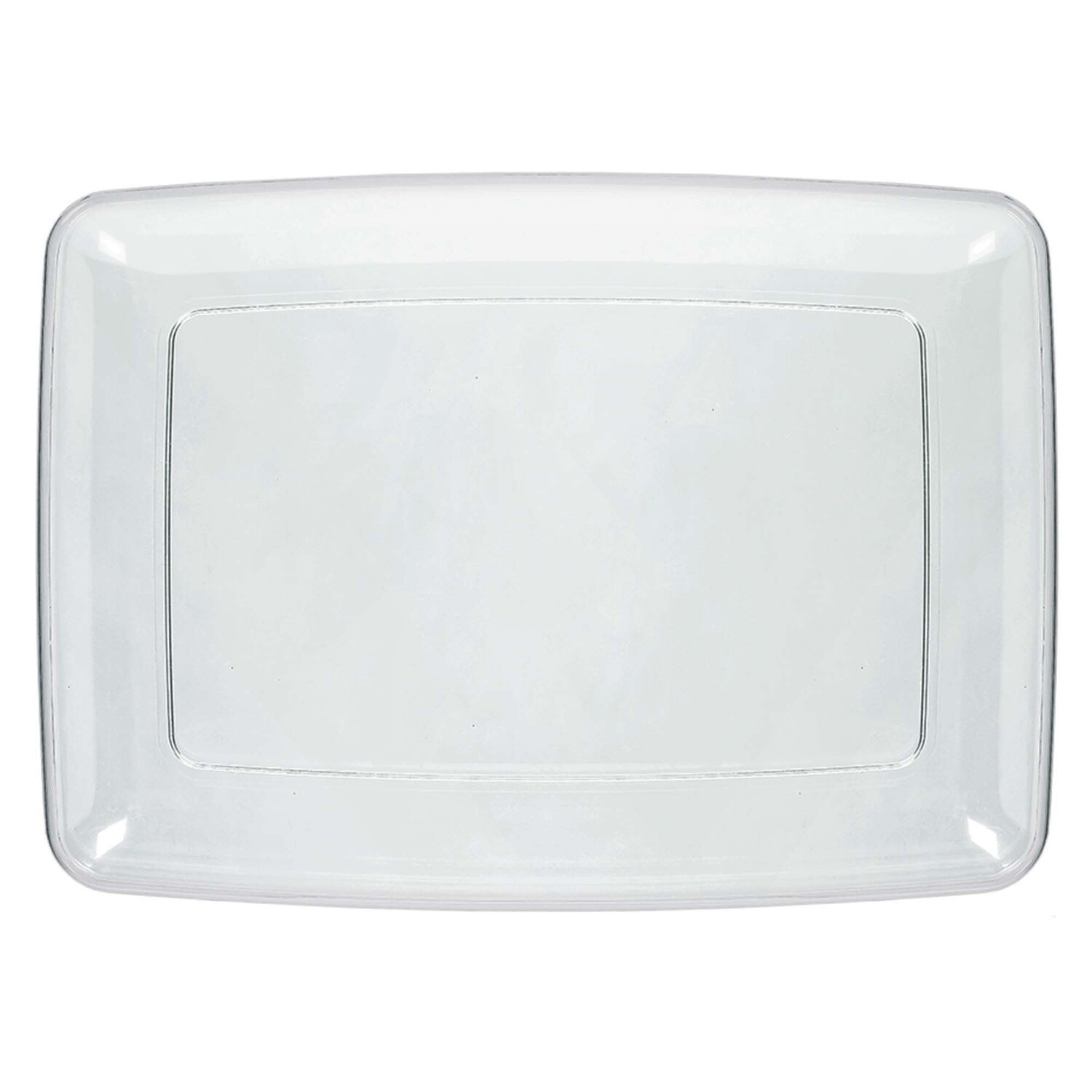 Serving Tray-Clear-Plastic-8&#39;&#39; x 11&#39;&#39;