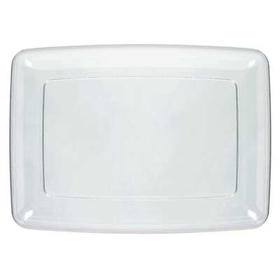 Serving Tray-Clear-Plastic-8&#39;&#39; x 11&#39;&#39;