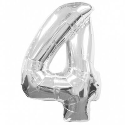 Foil Balloon - Silver #4 - 34&quot;