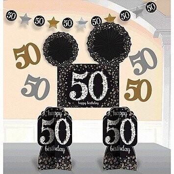 Room Decorating Kit 50th Birthday