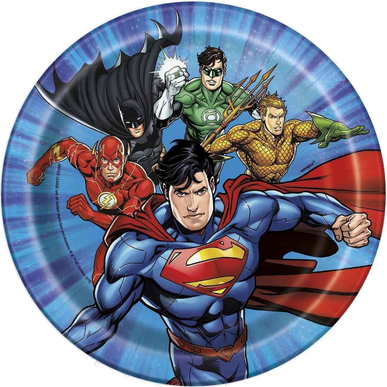 Plates Bev - Justice League