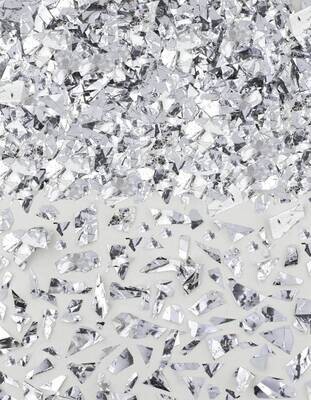 Foil Confetti - Silver-1.5oz