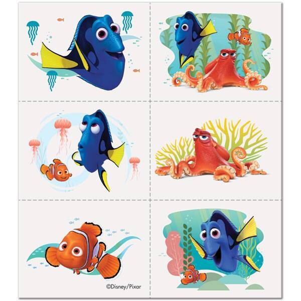 Finding Dory Tattoo Sheet 4pk