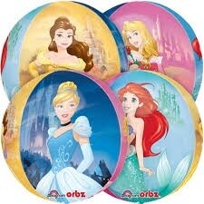 Foil Balloon - Disney Princess Orbz 15x16in.