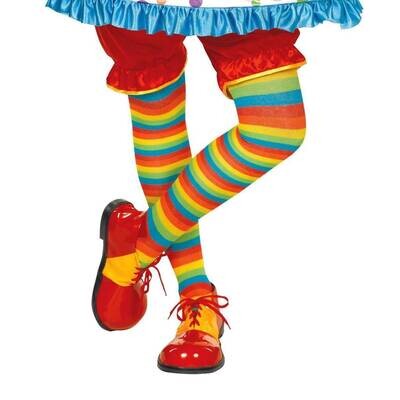 Clown Striped Tights-1 PR