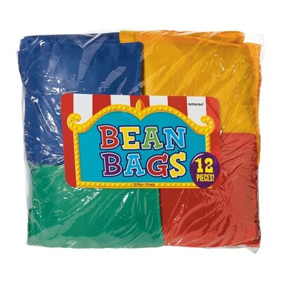 Bean Bags - Assorted - 12pk