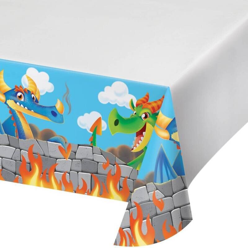 Tablecover - Dragon Party-54&#39;&#39;x102&#39;&#39;-Plastic