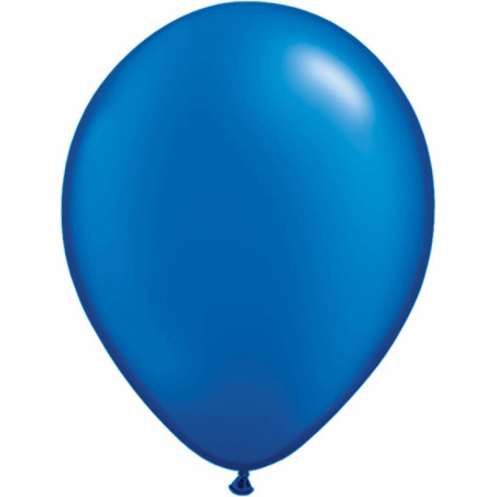Latex Balloon-Pearl Sapphire Blue-1pkg-11&quot;