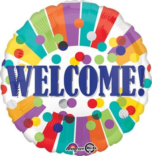 Foil Balloon - Welcome - 17&quot;