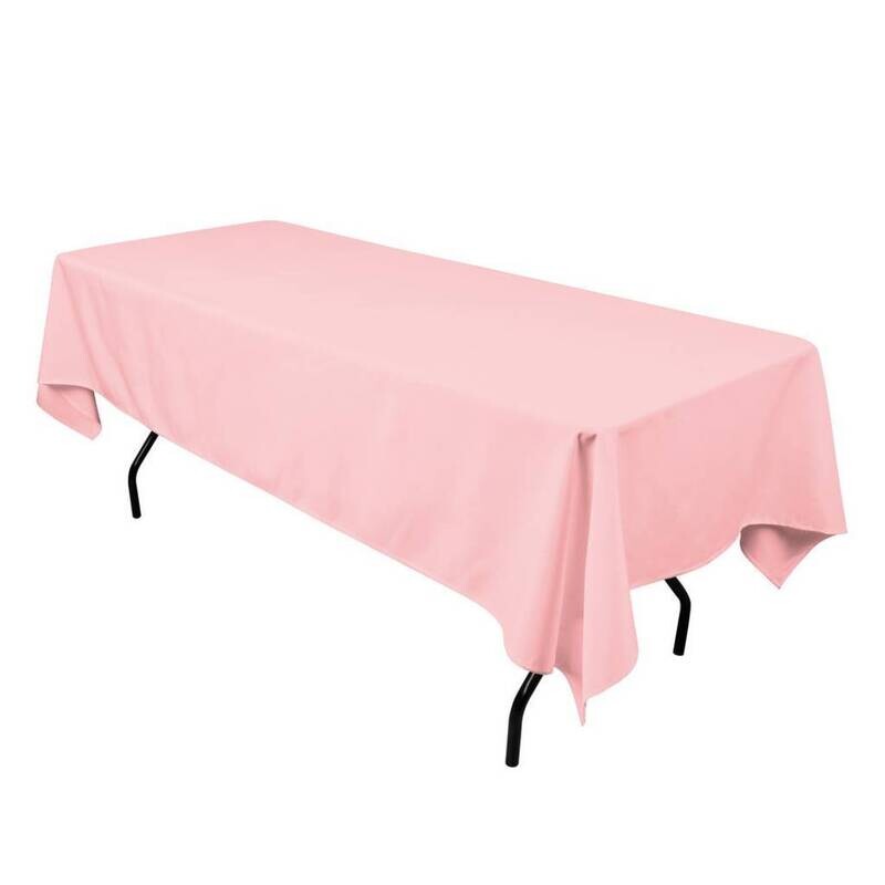 Plastic Tablecover - Pink (54 in. x 108 in.)