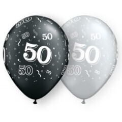 Latex Balloon-50 A Round Assortment-11"
