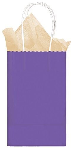 Gift Bag - Small - Purple - 8.5&quot;