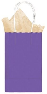 Gift Bag - Small - Purple - 8.5"