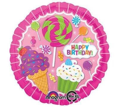 Foil Balloon - Happy Birthday Sweet 18&quot;