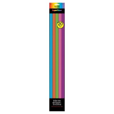 Glow Sticks-Long-20PK-Multi Color