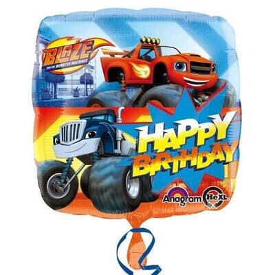 Foil Balloon-Blaze Happy Birthday Foil Balloon-Blaze Happy Birthday