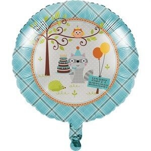 Foil Balloon - Happi woodland - Boy-18&#39;&#39;