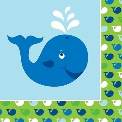 Luncheon Napkins - Ocean Preppy Boy- 16pk-3ply
