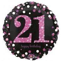 Foil Balloon-21st Birthday 18&quot;