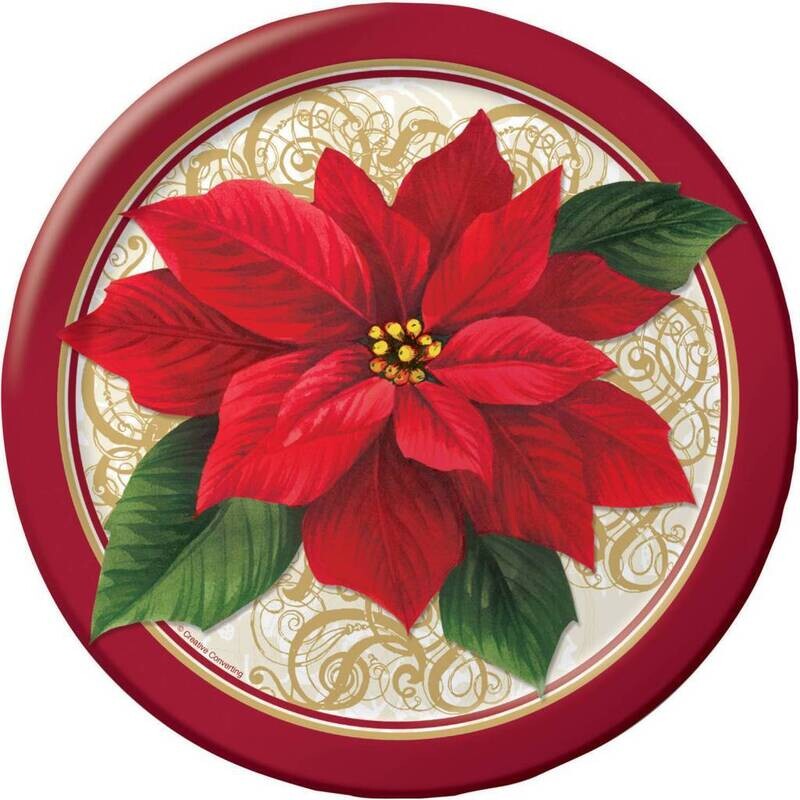 Holiday LN Plates 8pk