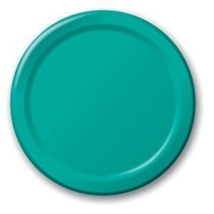 Plates Paper Teal Lagoon Bev. (17.4cm)- Discontinued