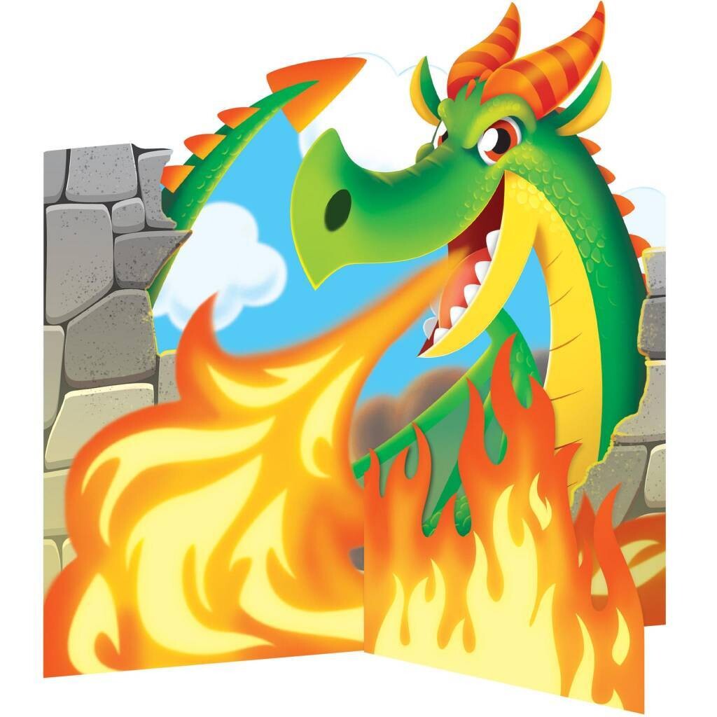 Centerpiece - Dragon Party-9&#39;&#39;x9&#39;&#39;