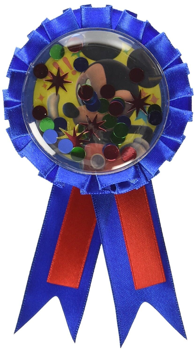 Award Ribbon-Mickey Mouse w/Confetti