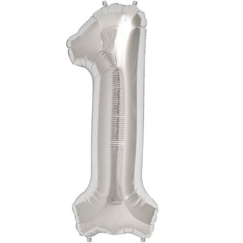 Foil Balloon - Silver #1 - 34&quot;