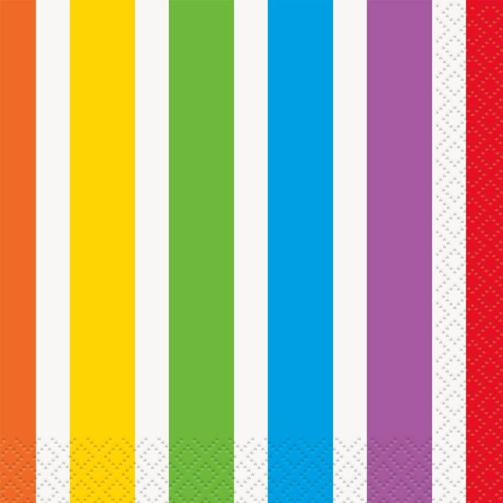 Napkins - BV - Rainbow Birthday - 16pk - 2ply - Discontinued