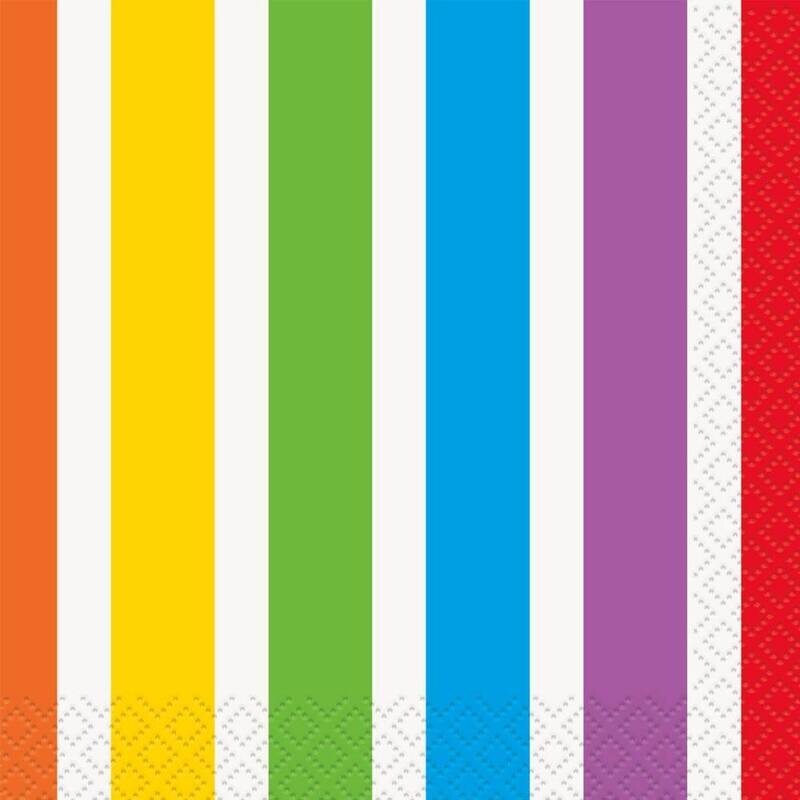 Napkins - BV - Rainbow Birthday - 16pk - 2ply - Discontinued