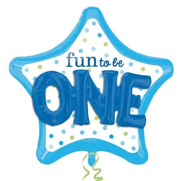 Foil Balloon- 3D Supershape-&quot;Fun to be One&quot;
