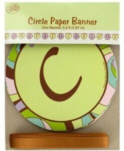 Circle Banner - Congratulations-5.5ft