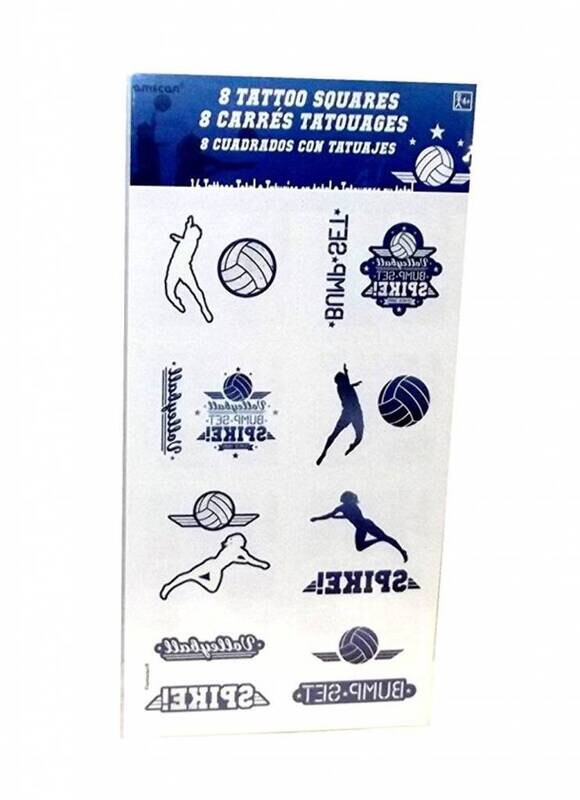 Tattoo - Volleyball - 16pc