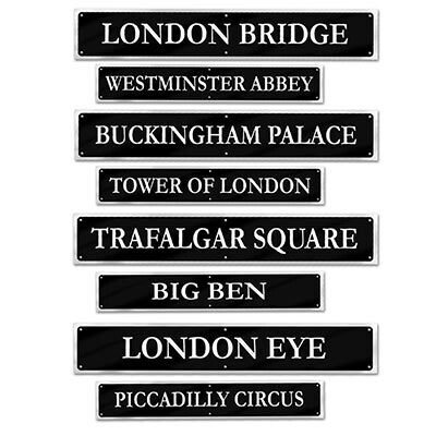 Cutouts-British Street Signs