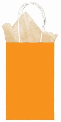 Gift Bag - Small - Orange - 8.5&quot;